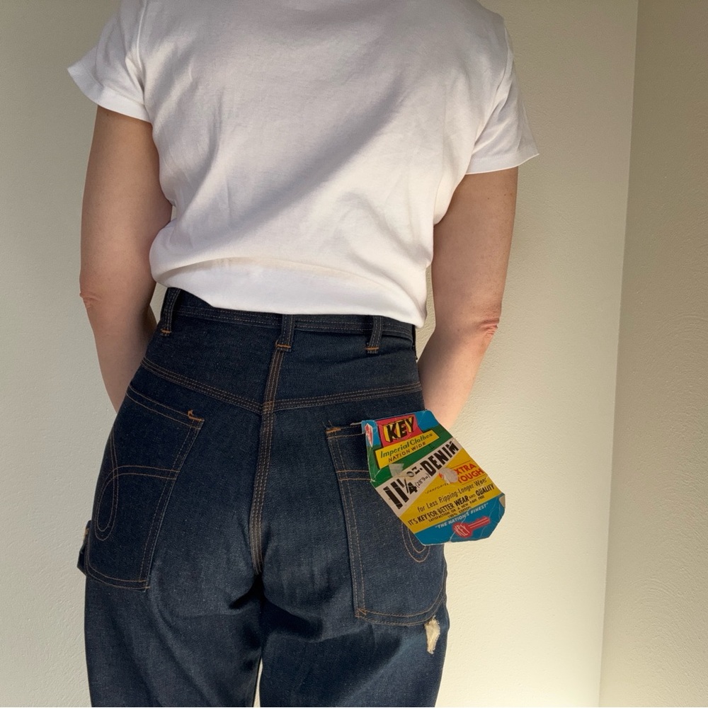 Vintage 1960s Key Denim Jeans Deadstock 28